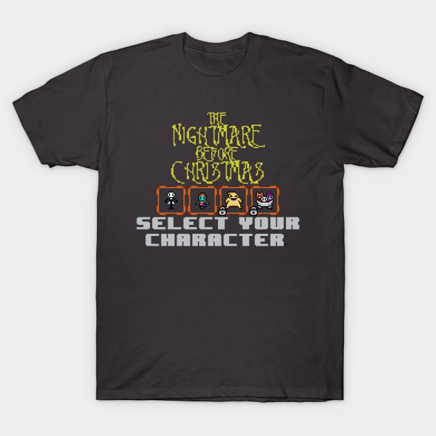 THE NIGHTMARE BEFORE CHRISTMAS SELECT SCREEN T-Shirt by MastaKong19